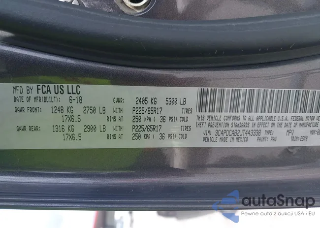 3C4PDCAB2JT443338: 42718200