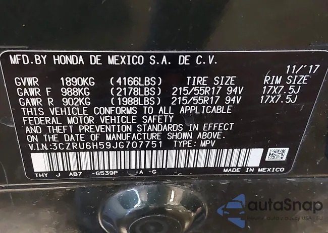 3CZRU6H59JG707751: 42718211