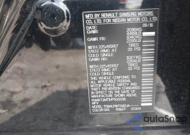 KNMAT2MT1HP500036: 42718236