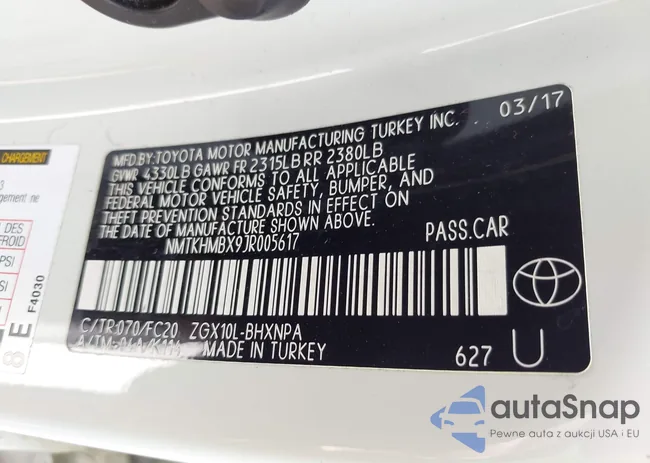 NMTKHMBX9JR005617: 42718341