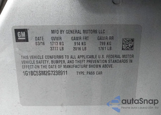 1G1BC5SM2G7238911: 42718616