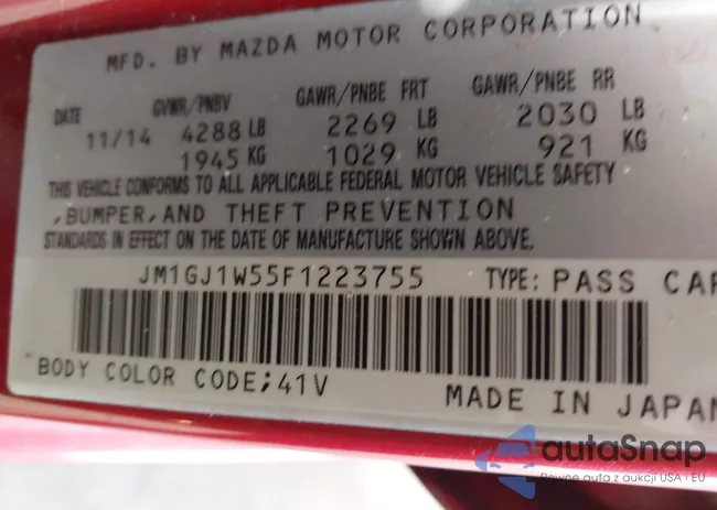 JM1GJ1W55F1223755: 42717867