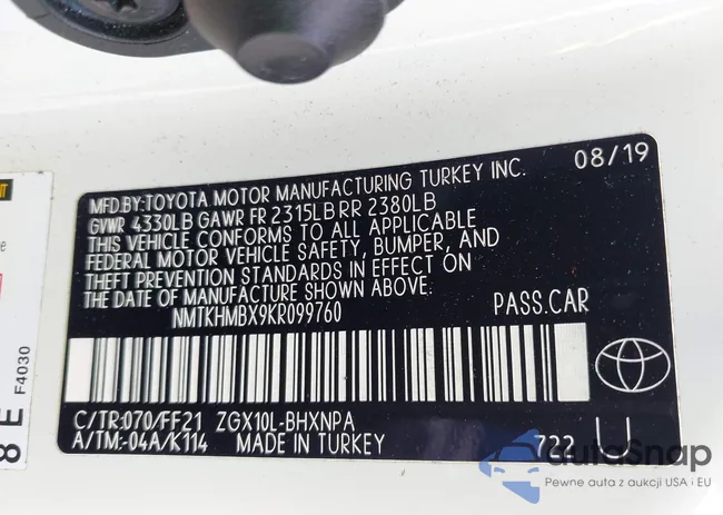 NMTKHMBX9KR099760: 42719196