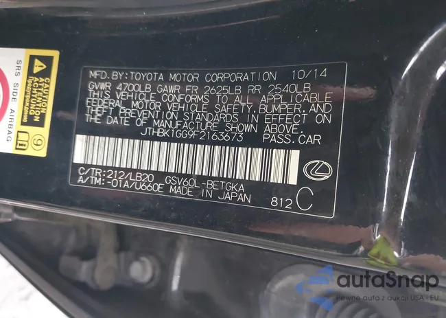 JTHBK1GG9F2163673: 42719331