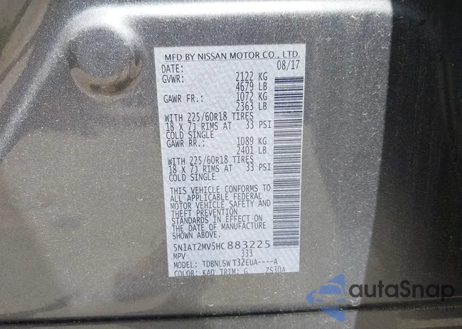 5N1AT2MV5HC883225: 42719027