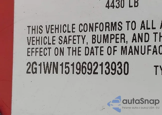 2G1WN151969213930: 42719098