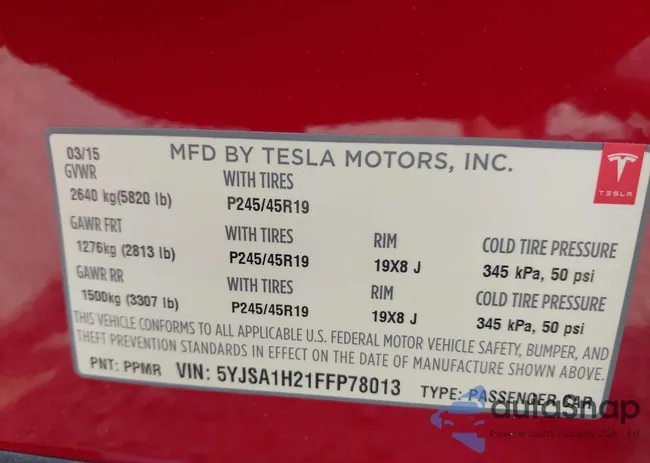 5YJSA1H21FFP78013: 42720238