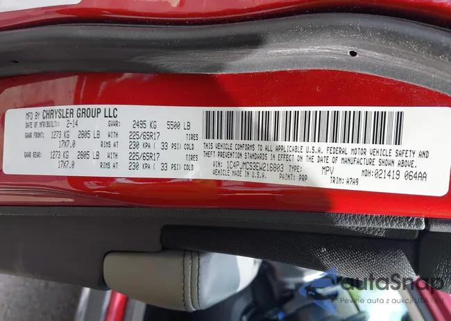 1C4PJMCS3EW216803: 42720369