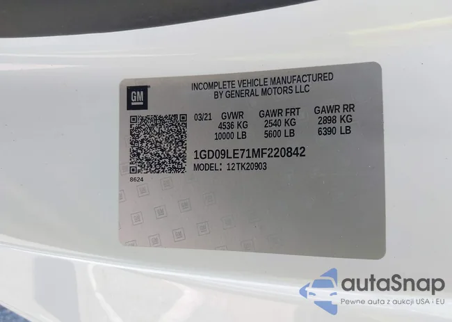 1GD09LE71MF220842: 42720408