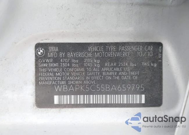 WBAPK5C55BA659795: 42720630