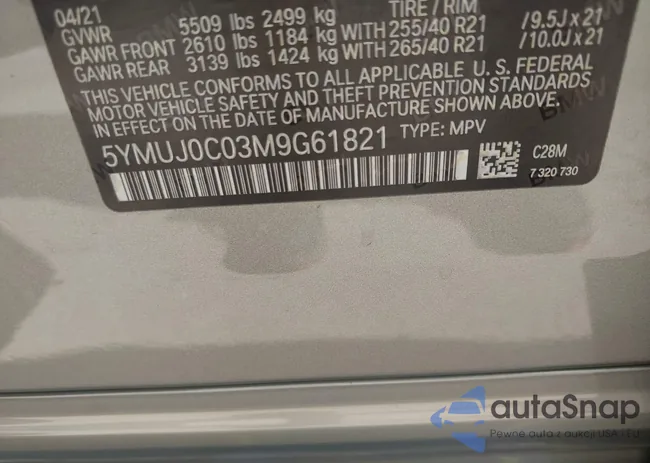 5YMUJ0C03M9G61821: 42720637
