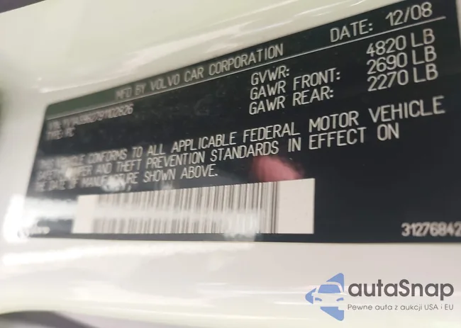 YV1AS982791102826: 42720665