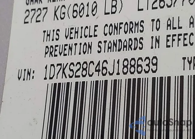 1D7KS28C46J188639: 42719819