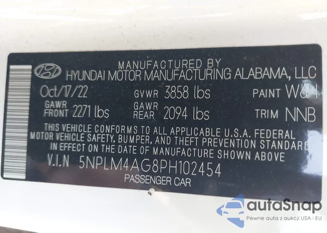 5NPLM4AG8PH102454: 42721535