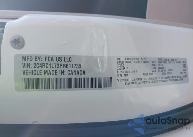 2C4RC1L73PR611735: 42721569