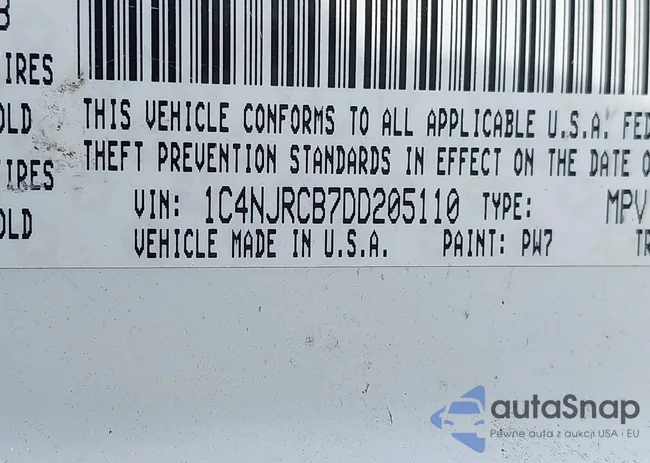 1C4NJRCB7DD205110: 42721767