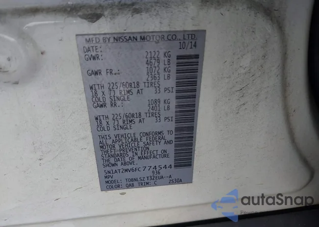 5N1AT2MV6FC774544: 42720895