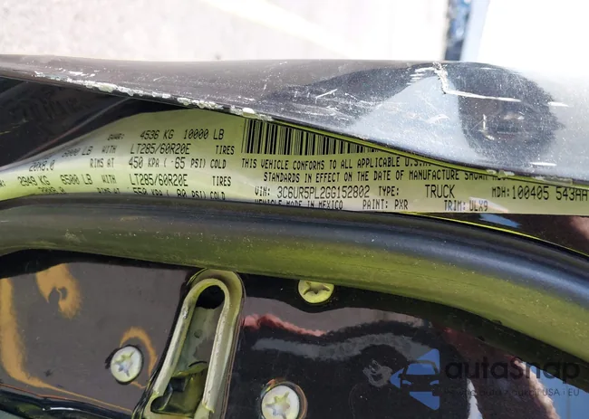 3C6UR5PL2GG152802: 42720991