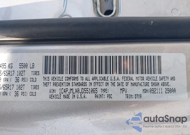 1C4PJMLX0JD551065: 42721141