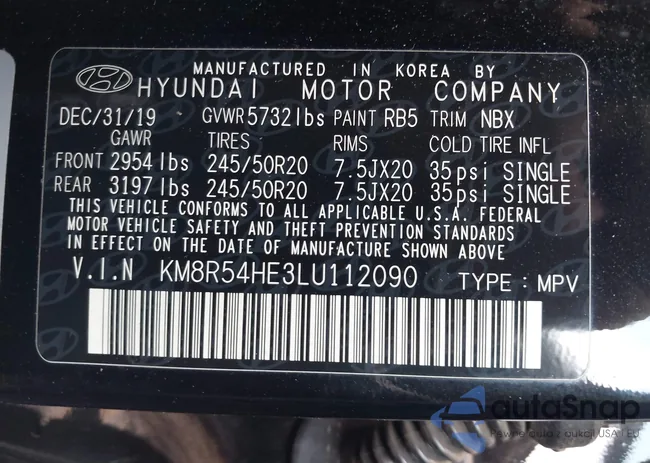 KM8R54HE3LU112090: 42722255