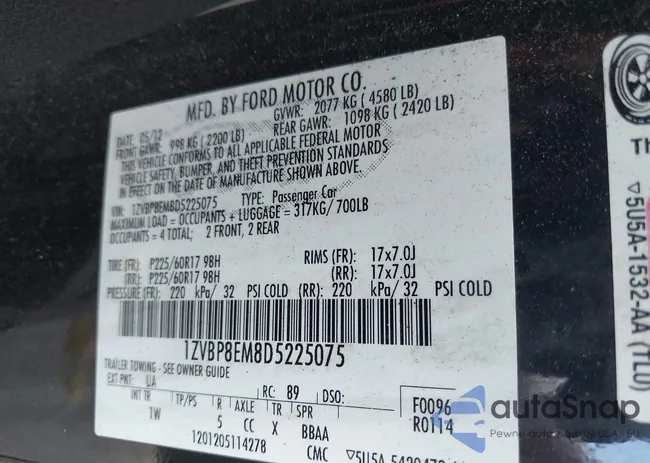 1ZVBP8EM8D5225075: 42722286