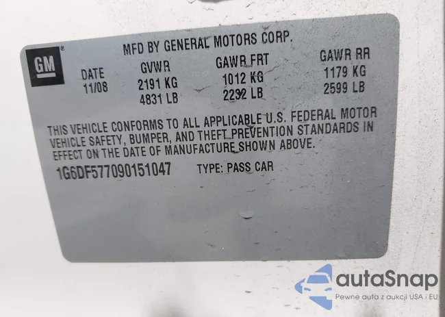 1G6DF577090151047: 42722358