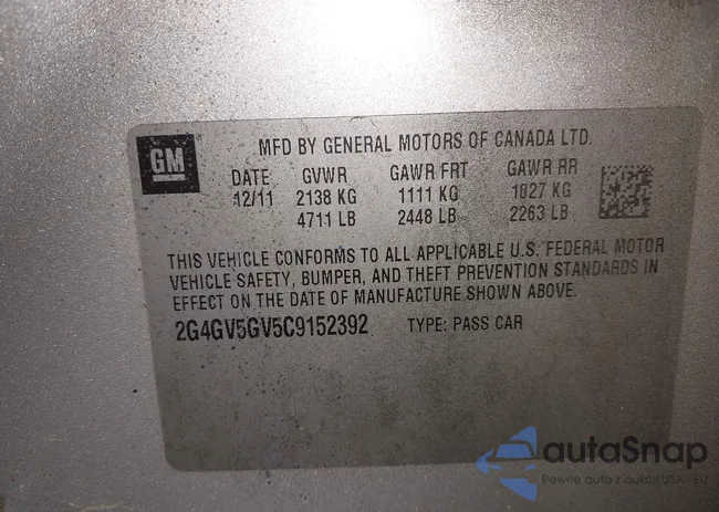 2G4GV5GV5C9152392: 42722369