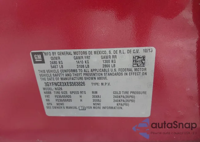 3GYFNCE3XES563826: 42722534