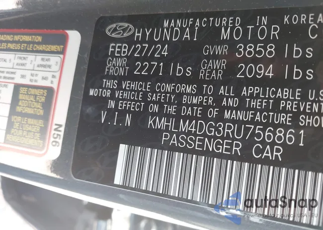 KMHLM4DG3RU756861: 42722608