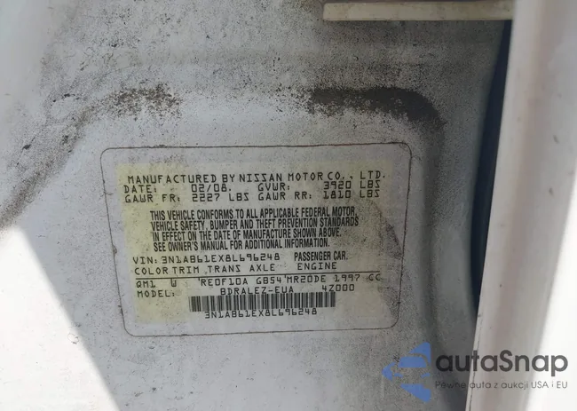 3N1AB61EX8L696248: 42722685