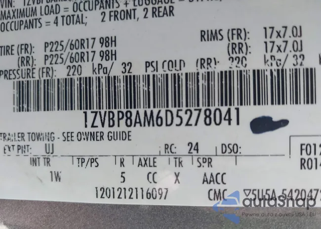 1ZVBP8AM6D5278041: 42721815