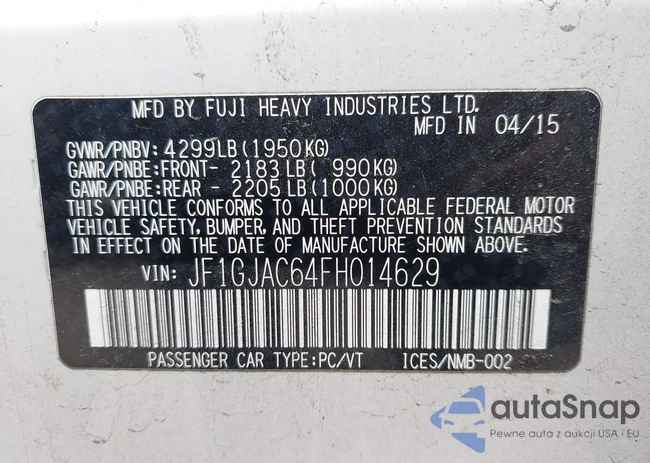 JF1GJAC64FH014629: 42721958