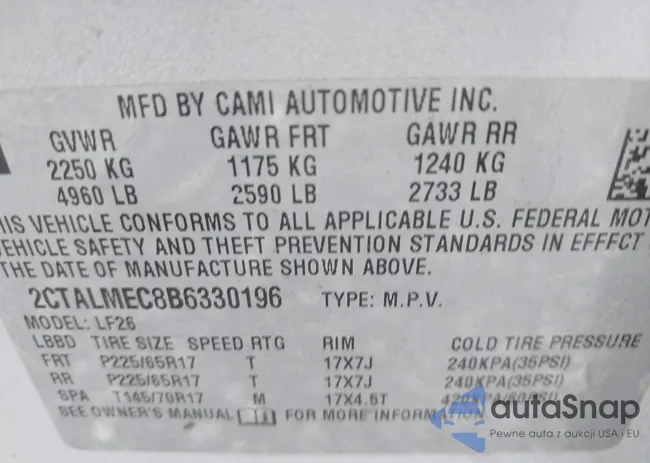 2CTALMEC8B6330196: 42722039