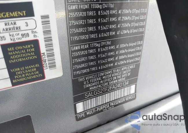 SALGS2TF2FA240134: 42722124