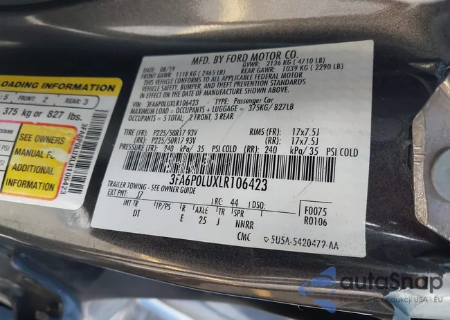 3FA6P0LUXLR106423: 42723329