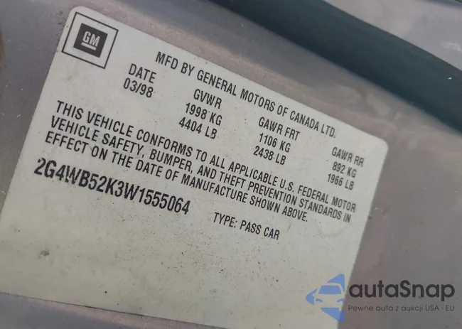 2G4WB52K3W1555064: 42723370