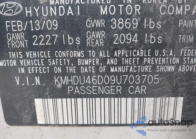 KMHDU46D09U703705: 42723455