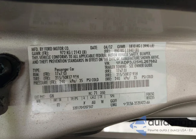 1FADP3J25HL267682: 42723648