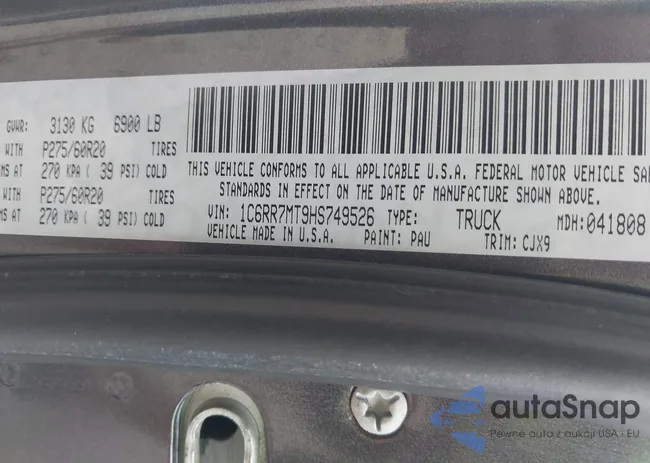 1C6RR7MT9HS749526: 42723679