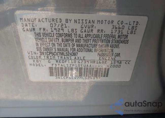 3N1CP5CV7ML524397: 42723737