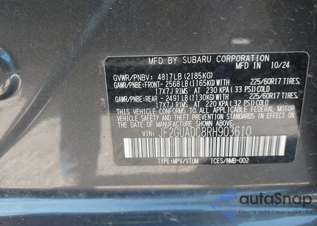 JF2GUADC8RH903610: 42723770