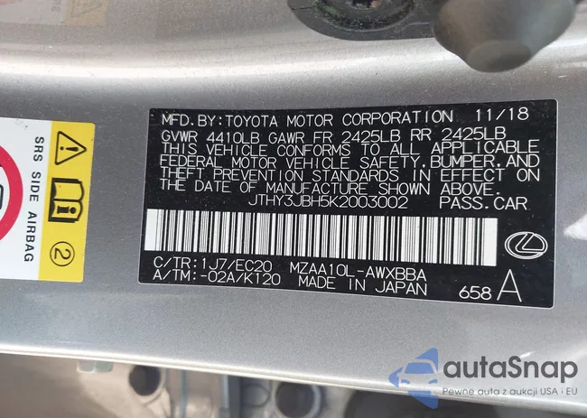 JTHY3JBH5K2003002: 42723126