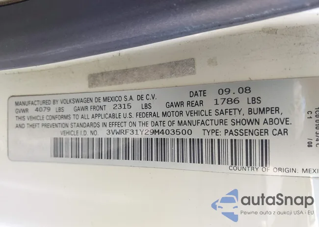 3VWRF31Y29M403500: 42723161