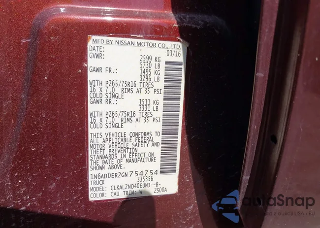 1N6AD0ER2GN754754: 42724072