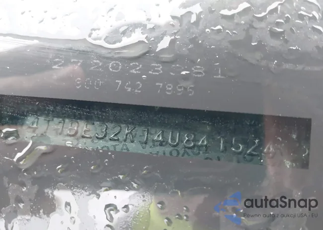 4T1BE32K14U841524: 42724118