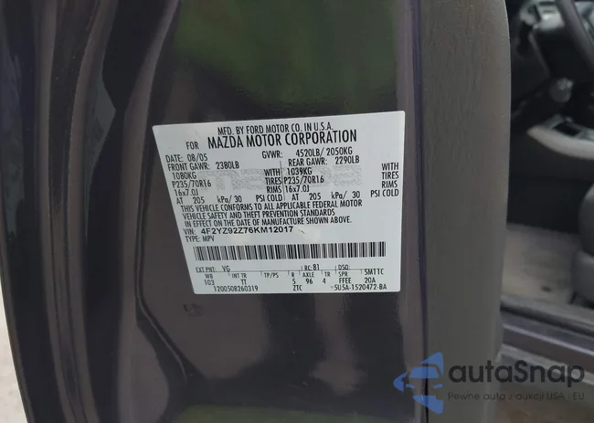 4F2YZ92Z76KM12017: 42725292