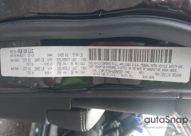 1C4PJMCB4HW590597: 42725761