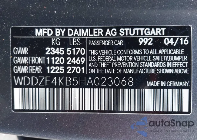 WDDZF4KB5HA023068: 42724979