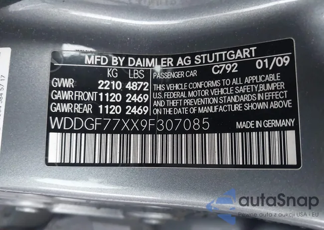 WDDGF77XX9F307085: 42726175