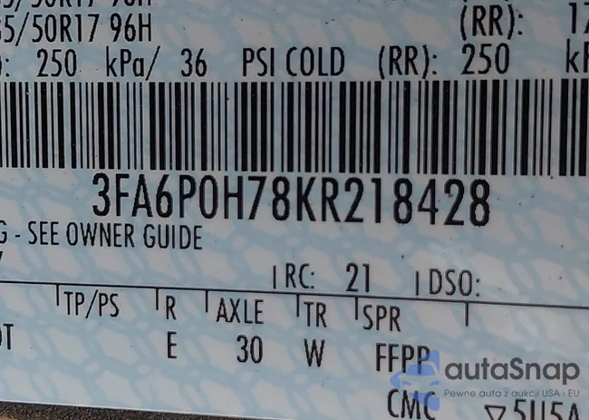 3FA6P0H78KR218428: 42726289